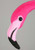 Flamingo Plush Hat- up close flamingo face