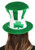 Shamrock Uncle Sam Hat- worn by model back view