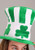 Shamrock Uncle Sam Hat- worn by model up close