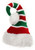 Ridged Plush Santa Hat- front view