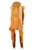 Lion Furry Plush Hood- back view