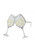 White Wine Glasses- angled view