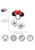 Disney- Minnie Glitter Headband & Gloves Set- measurements