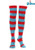 Dr. Seuss- Thing 1&2 Striped Knee-High Socks- worn by model