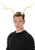 Light-Up Deer Antlers Multi-Color LumenHorns- worn by male model