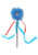 Dr. Seuss Thing 1&2 Pom Wand- thing 2 side