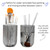 Paradise Makeup AQ Brush Set and Holder- holder info