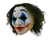 Crazy Jack Clown Mask- angled view