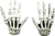 Large Skeleton Hands (White)