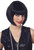 FLAPPER BLACK WIG