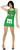 M&M TANK DRESS GREEN ADLT 6-10