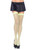 Joy Fishnet Thigh High Stockings- neon green, front view