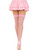 Joy Fishnet Thigh High Stockings- pink, front view