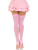 Luna Thigh High Stockings- pink, back view