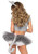 Grey Mouse Accessory Kit- back view