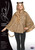 Leopard Hooded Poncho- package