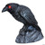 13" Animated Raven with Turning Head & Sounds- side view