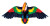Gayla Flapper Kite- toucan style
