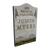 Side-view of Judith Myers Tombstone Prop