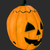Right-side view of Pumpkin Mask (glowing)
