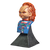 Left-side view of Chucky Mini Bust