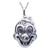 Halloween Clown Sterling Silver Necklace TTBX106  front