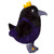 Mini Squishable King Raven- Side View