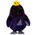 Mini Squishable King Raven- Back View