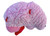 deluxe brain plushie zipped closed side view