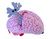 deluxe brain plushie with brain cell/ neuron coming out of zipper pocket