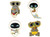 POP! Wall-E Earth Day 4 Piece Pin Set- all pins