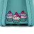 Sanrio Hello Kitty Cupcake Mini Backpack- up close back view