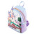 Sleeping Beauty Castle Mini Backpack- top angled view