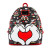 Mickey And Minnie Valentines Mini Backpack- front view