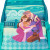 Tangled Rapunzel Castle Glow In The Dark Mini Backpack- close up back view