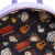 Friends Front Door Mini Backpack- inside lining print