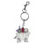 Nightmare Before Christmas Lock, Shock, And Barrel Keychain- front view