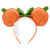 Minnie Mouse Pumpkin Oh My Ears Glow In The Dark Headband- back view