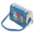 Alice In Wonderland Book Convertible Crossbody Bag- top view with strap