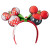 Mickey and Minnie Ornament Headband- back view