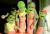 Zombie Glow In The Dark Finger Puppet- on fingers