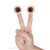 Eyeball Finger Puppet- brown