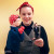 Rosie The Riveter Punching Puppet