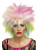 Multi-Colored 80s Attitude Wig- front view