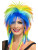 Rainbow 80s Punk Wig