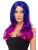 Blue, Purple, & Pink Fashion Ombre Wig