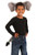 Springy Elephant Headband & Tail Kit- worn by child model