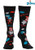 Dr. Seuss- The Cat in The Hat Pattern Socks- front view