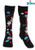 Dr. Seuss- The Cat in The Hat Kids Pattern Socks- worn by model