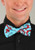 Dr. Seuss- Bow Tie Set- adult wearing thing 1 & 2 bow tie close up